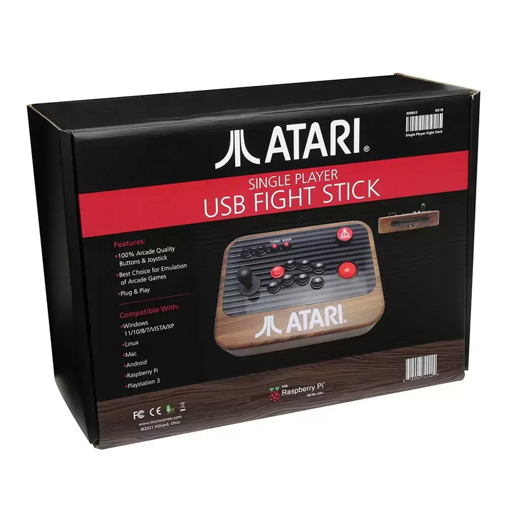Arcade Stick - ATARI Single Player USB Fight Stick