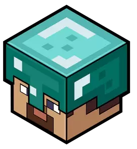 Minecraft Figpins - Mystery Series 2 - Steve With Diamond Helmet