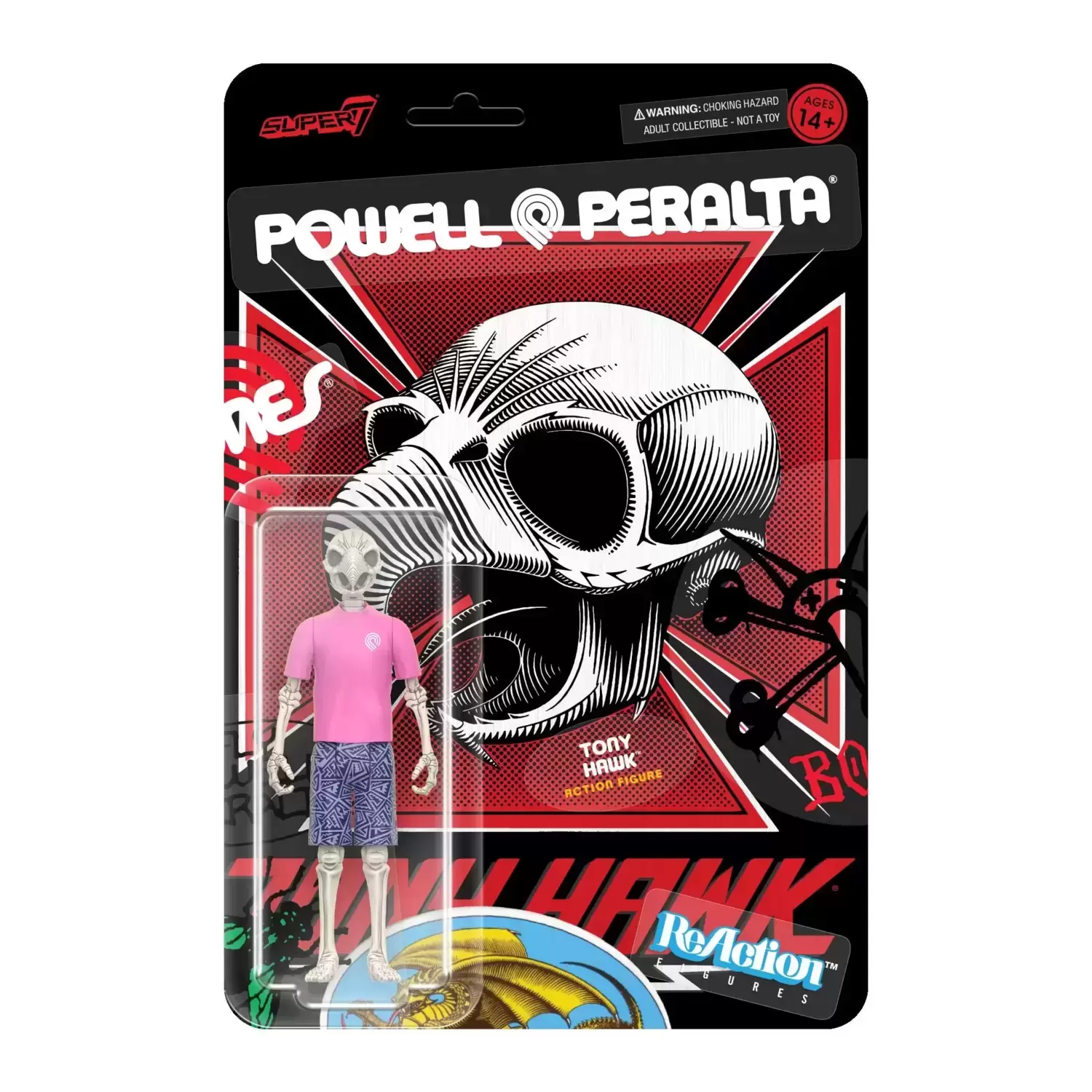 ReAction Figures - Powell-Peralta - Tony Hawk (Mt. Trashmore \'85)