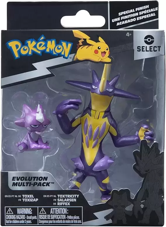 Pokémon Action Figures - Toxel & Toxtricity