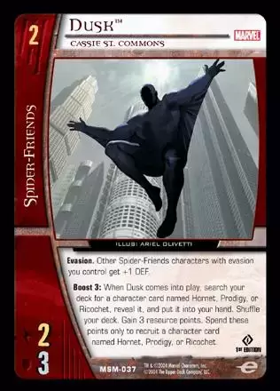 Web of Spider-Man - Dusk - Cassie St. Commons