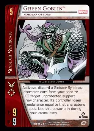 Web of Spider-Man - Le Green Goblin - Norman Osborn