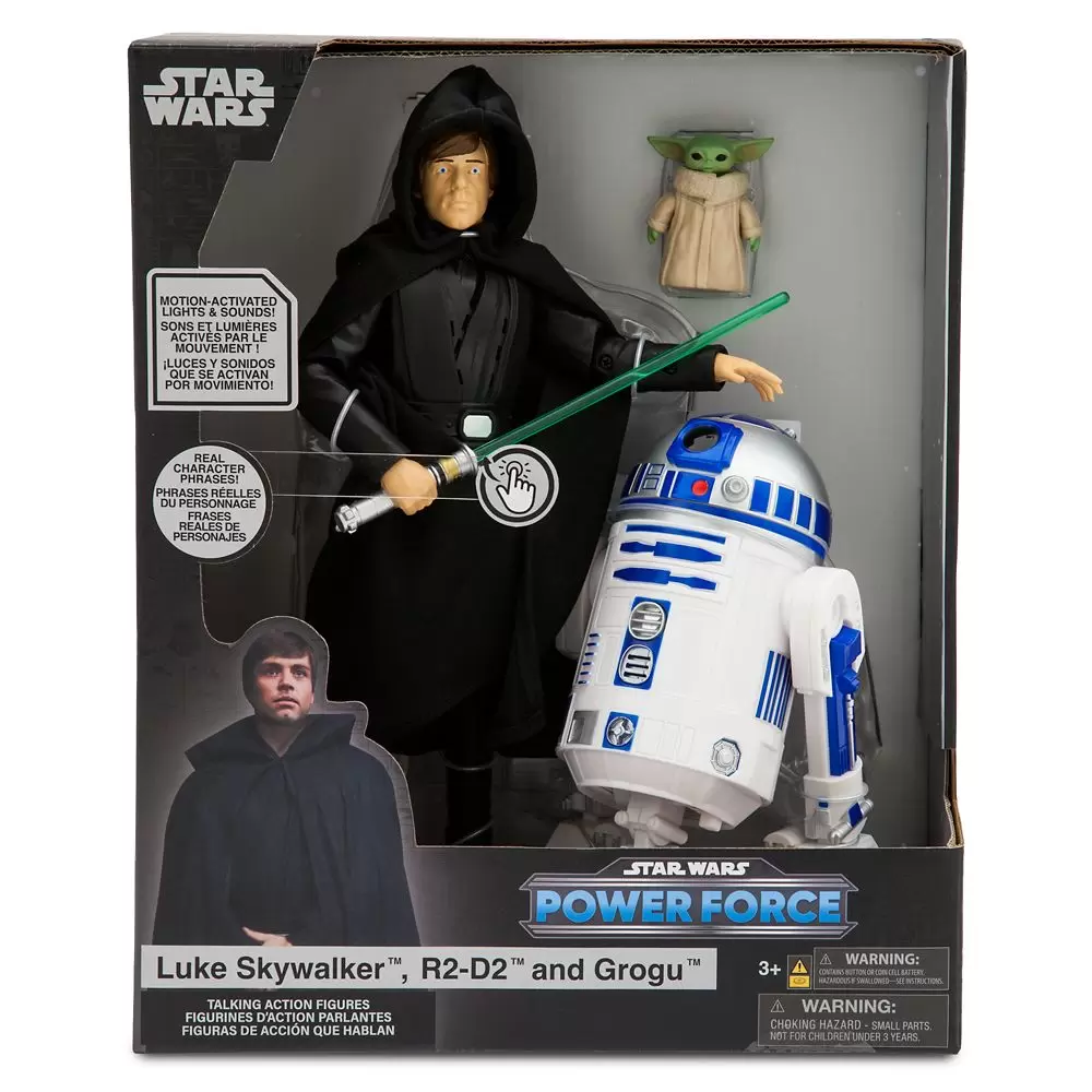 Power of the Force 2 - Luke Skywalker, R2-d2 And Grogu