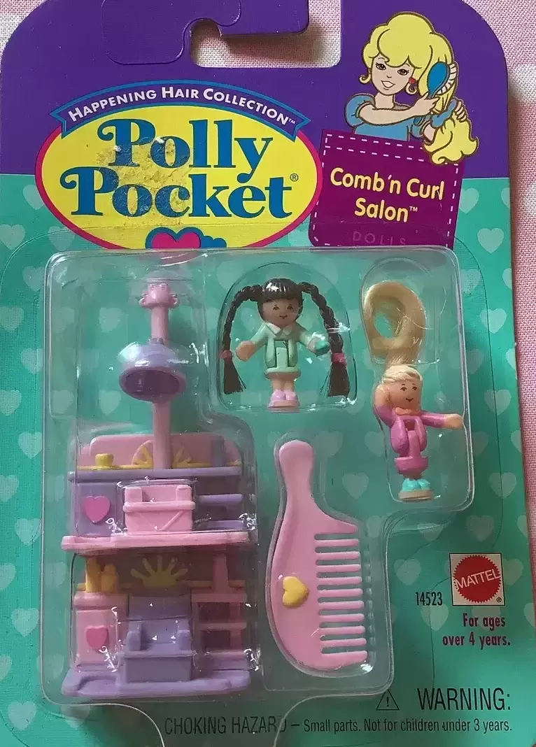 Polly Pocket (1989 - 1998) - Comb \'n Curl Salon