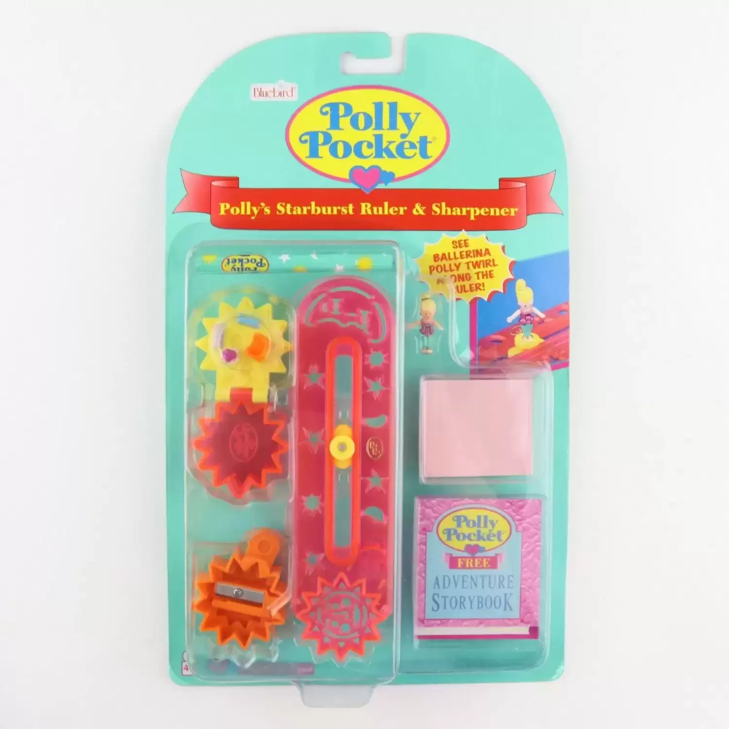 Polly Pocket Bluebird (vintage) - Polly\'s Starburst Ruler and Sharpener