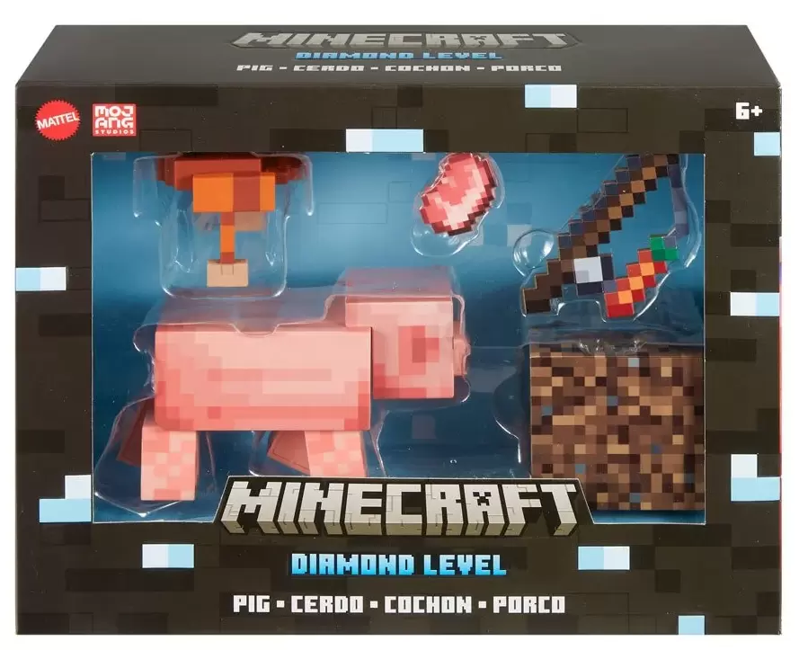 Minecraft - Mattel - Diamond Level - Pig