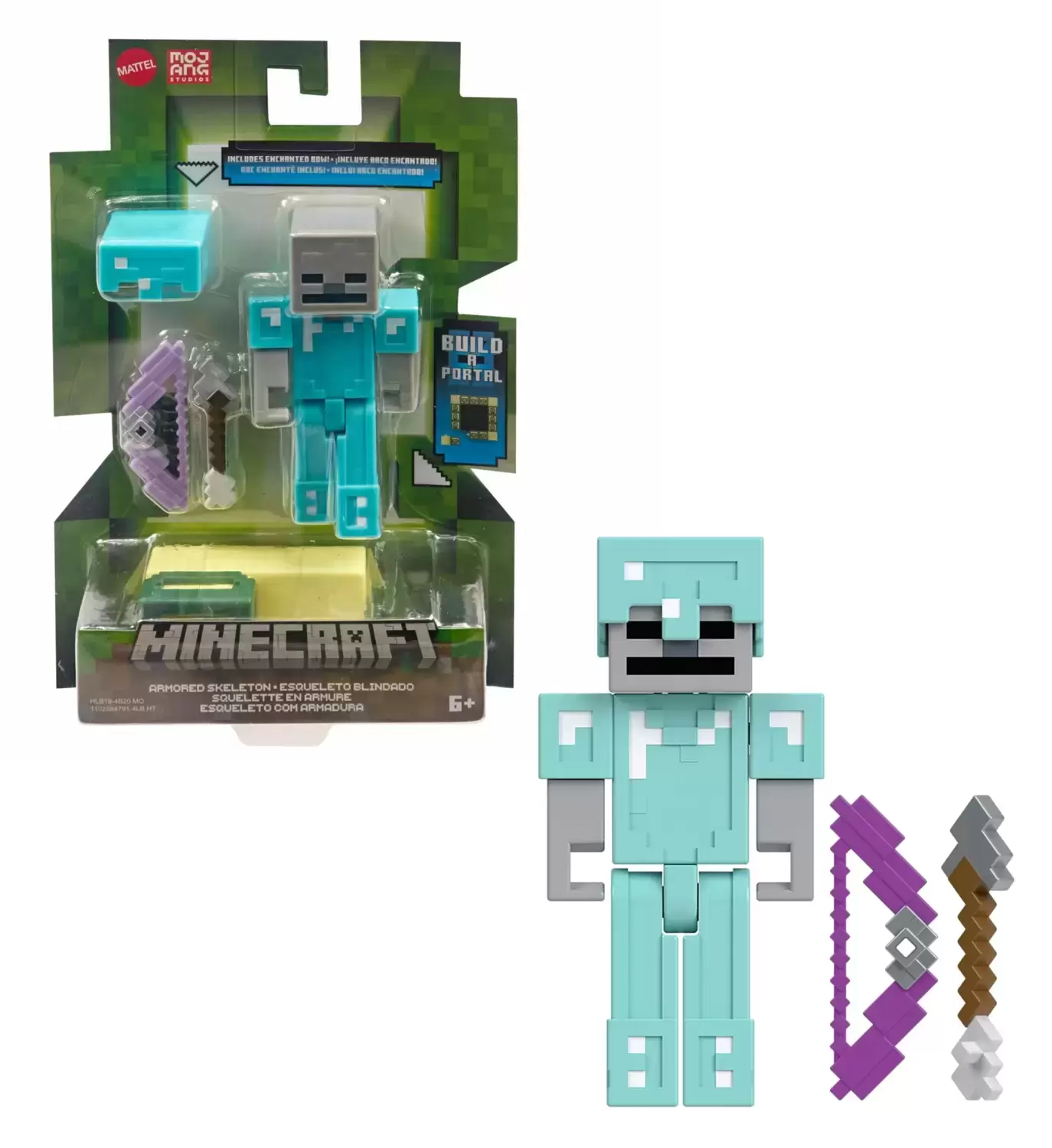 Minecraft - Mattel - Skeleton In Diamond Armor