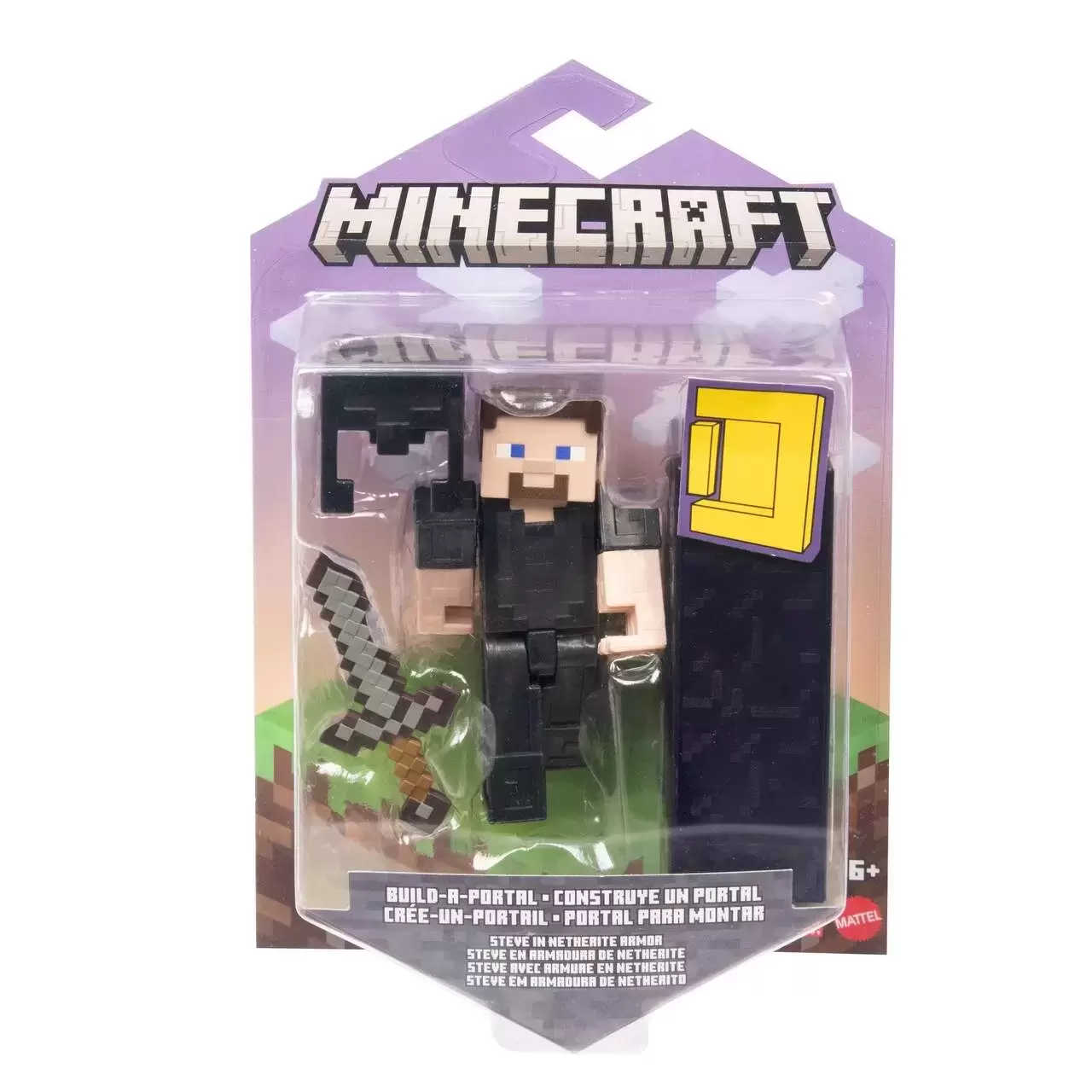 Minecraft - Mattel - Steve In Netherite Armor
