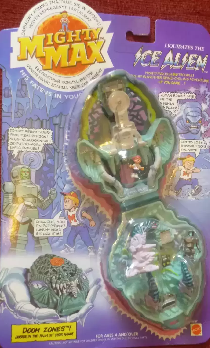 Mighty Max Doom Zones - Ice Alien