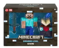 Minecraft - Mattel - Diamond Level - Steve (With Enchantment Table)