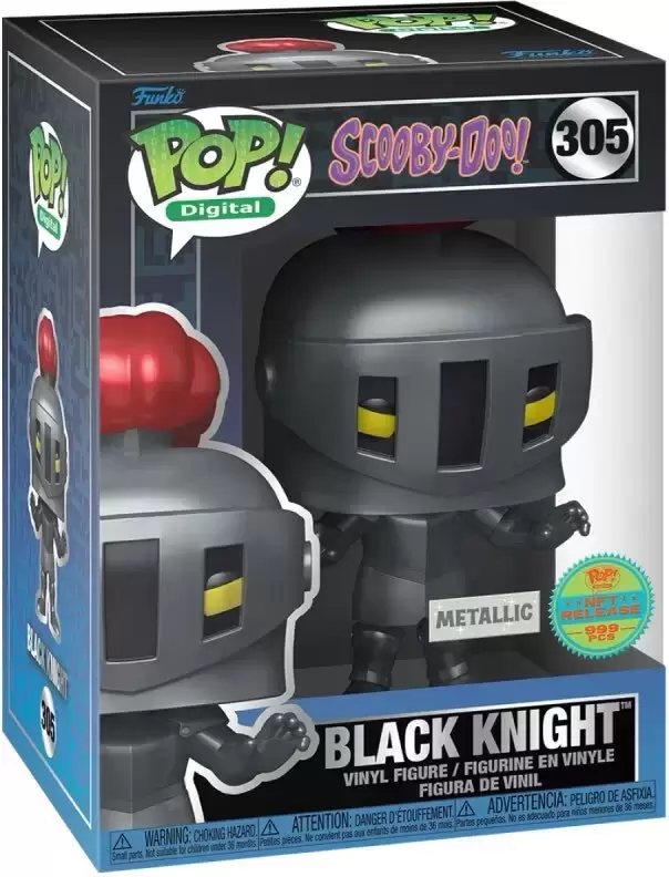 POP! Digital - Scooby-Doo - Black Knight Metallic