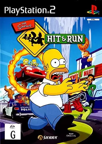 PS2 Games - The Simpsons: Hit & Run