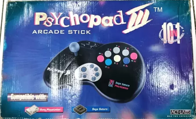 Arcade Stick - ACT-LABS Psychopad III Arcade Stick 10 in 1