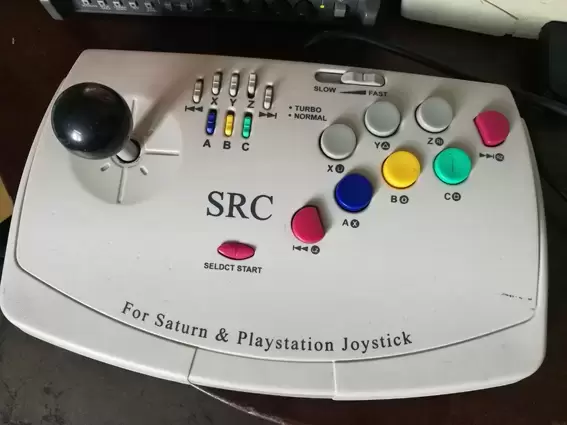 Arcade Stick - Src - Dual Stick For Saturn & Playstation Joystick