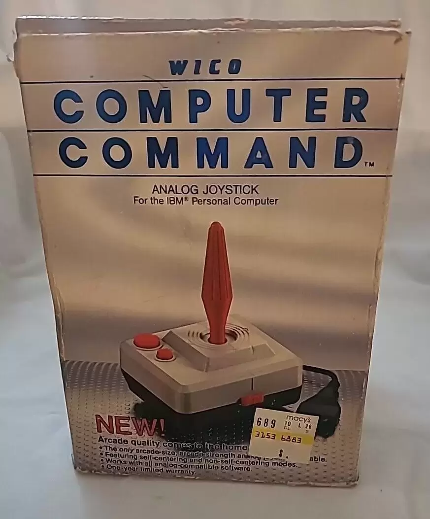 Arcade Stick - WICO Computer Command Analog Joystick 50-0110