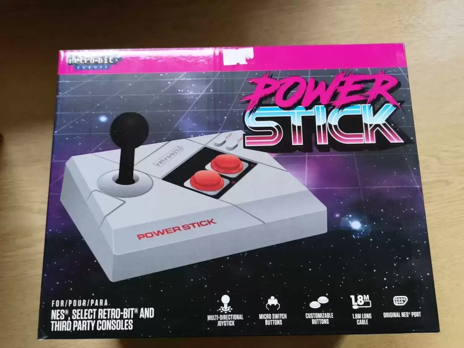 Arcade Stick - Retro-Bit Power Stick for NES