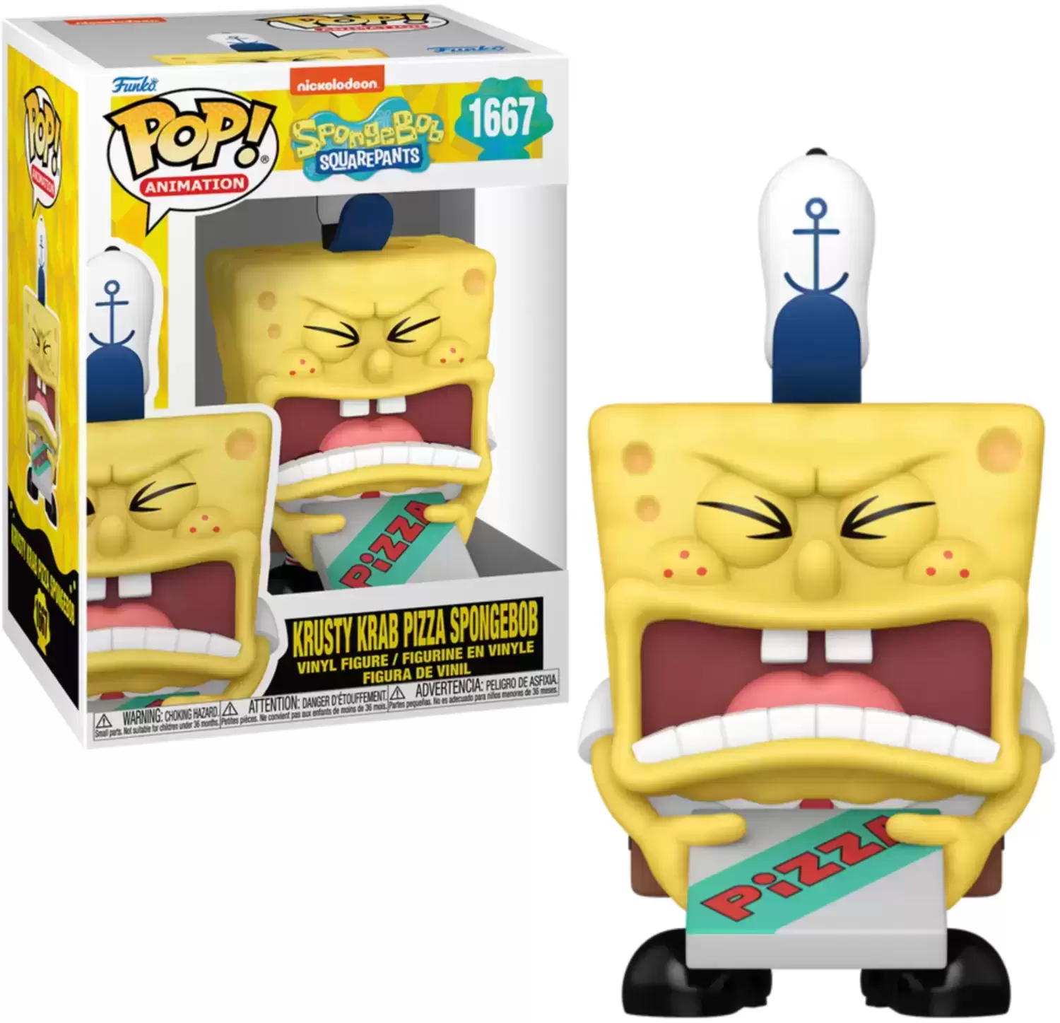 POP! Animation - Spongebob Squarepants - Krusty Krab Pizza Spongebob