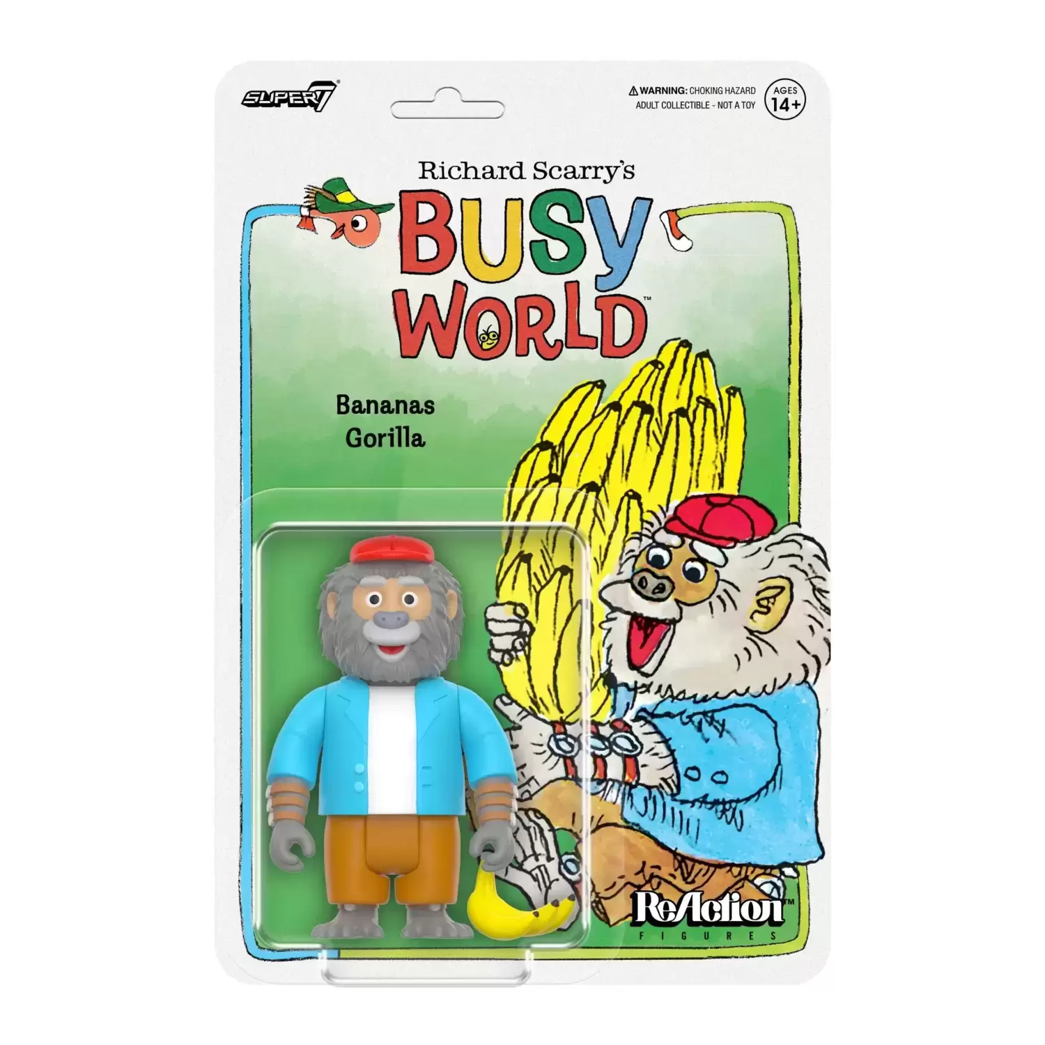 ReAction Figures - Busy World - Bananas Gorilla
