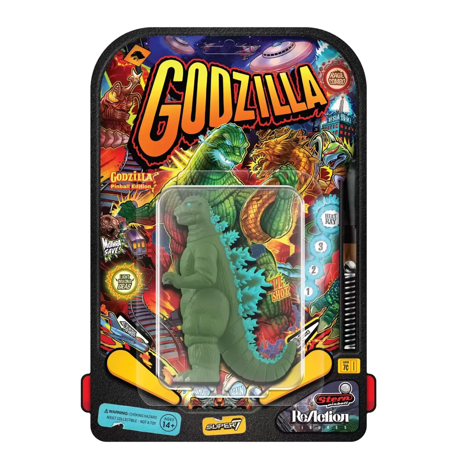 ReAction Figures - Godzilla \'84 (Four Toes) - Stern Pinball