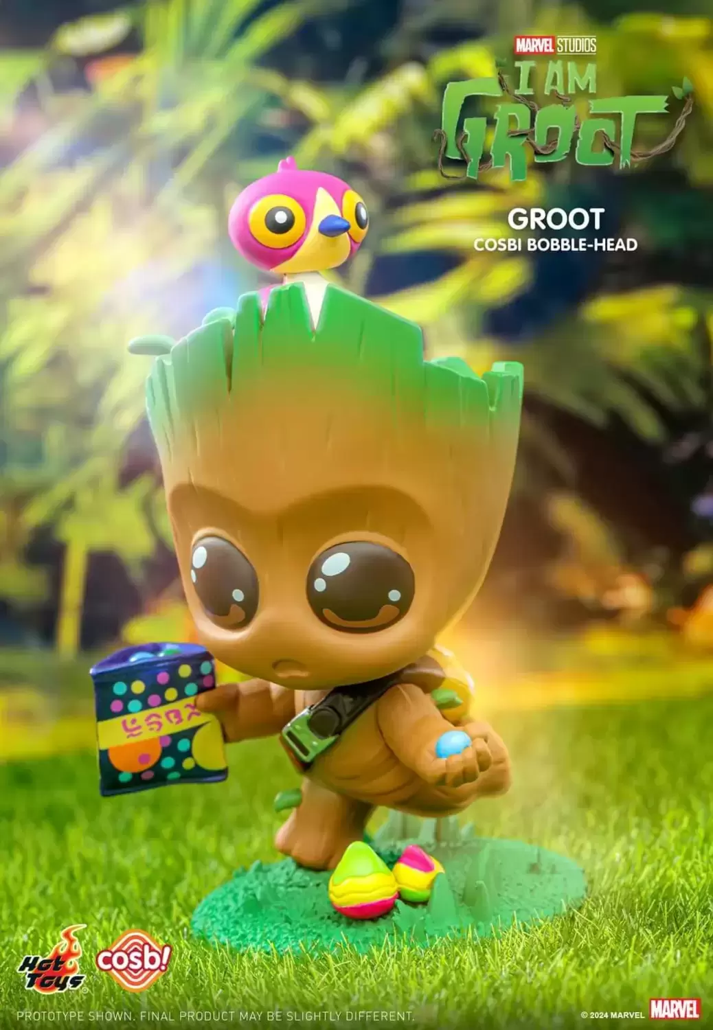 Cosbi I Am Groot (Series 2) - Groot (Terma Bird on his head)