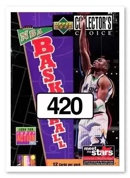1996-97 Upper D.E.C.K. Collector\'s Choice US version - Chris Gatling UPD, EXCH