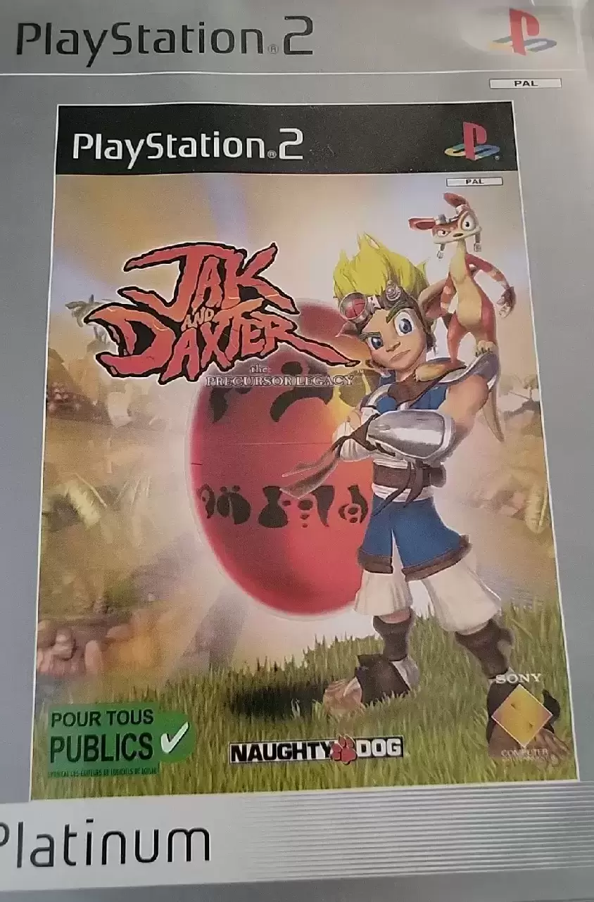 Jeux PS2 - Jak And Daxter The Precursor Legacy - Platinum