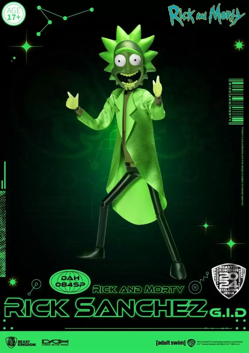 Dynamic 8ction Heroes (DAH) - Rick and Morty - Rick Sanchez G.I.D