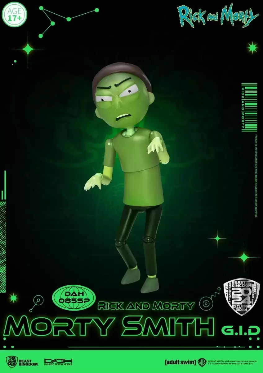 Dynamic 8ction Heroes (DAH) - Rick and Morty - Morty Smith G.I.D