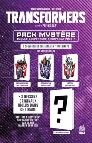 Livres en vrac - Transformers tome 1 / Edition spéciale (pack Mystère)