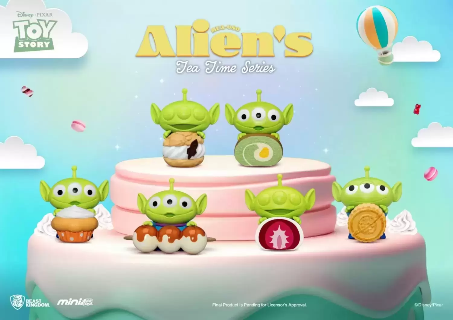 Mini Egg Attack - MEA-080 Alien\'s Tea Time Series Set (6 Pcs)