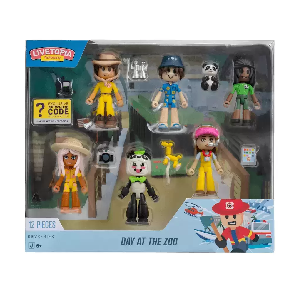 Roblox Dev Series Action Figures - Livetopia: Day at the zoo
