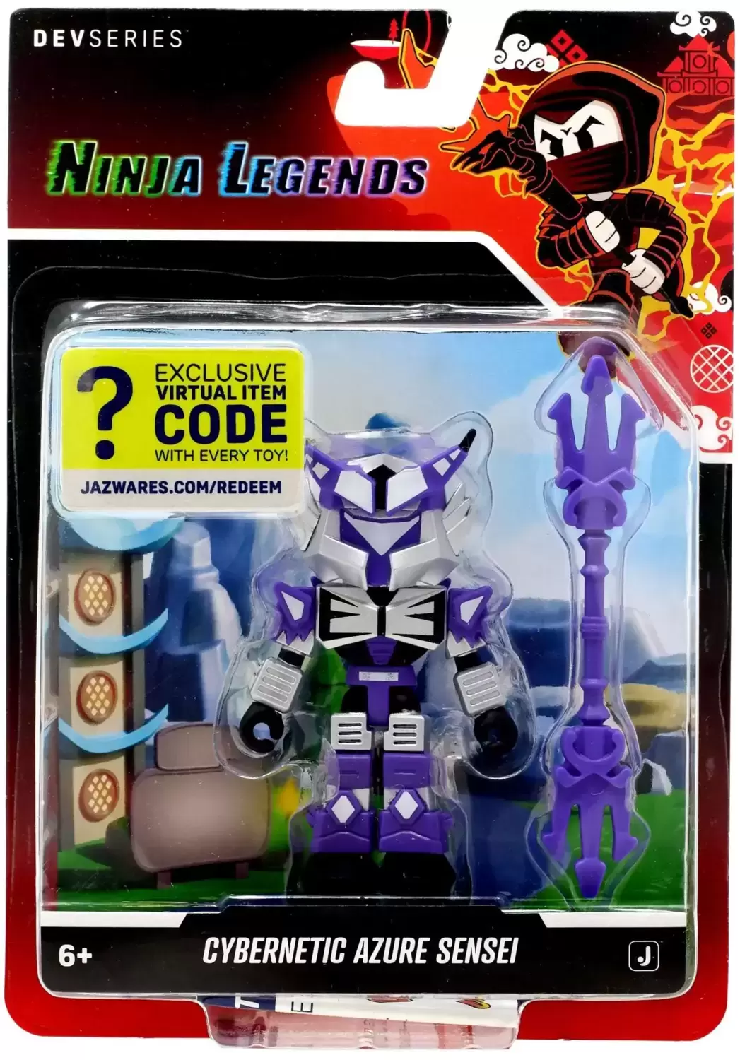 Roblox Dev Series Action Figures - Ninja Legends: Cybernetic Azure Sensei