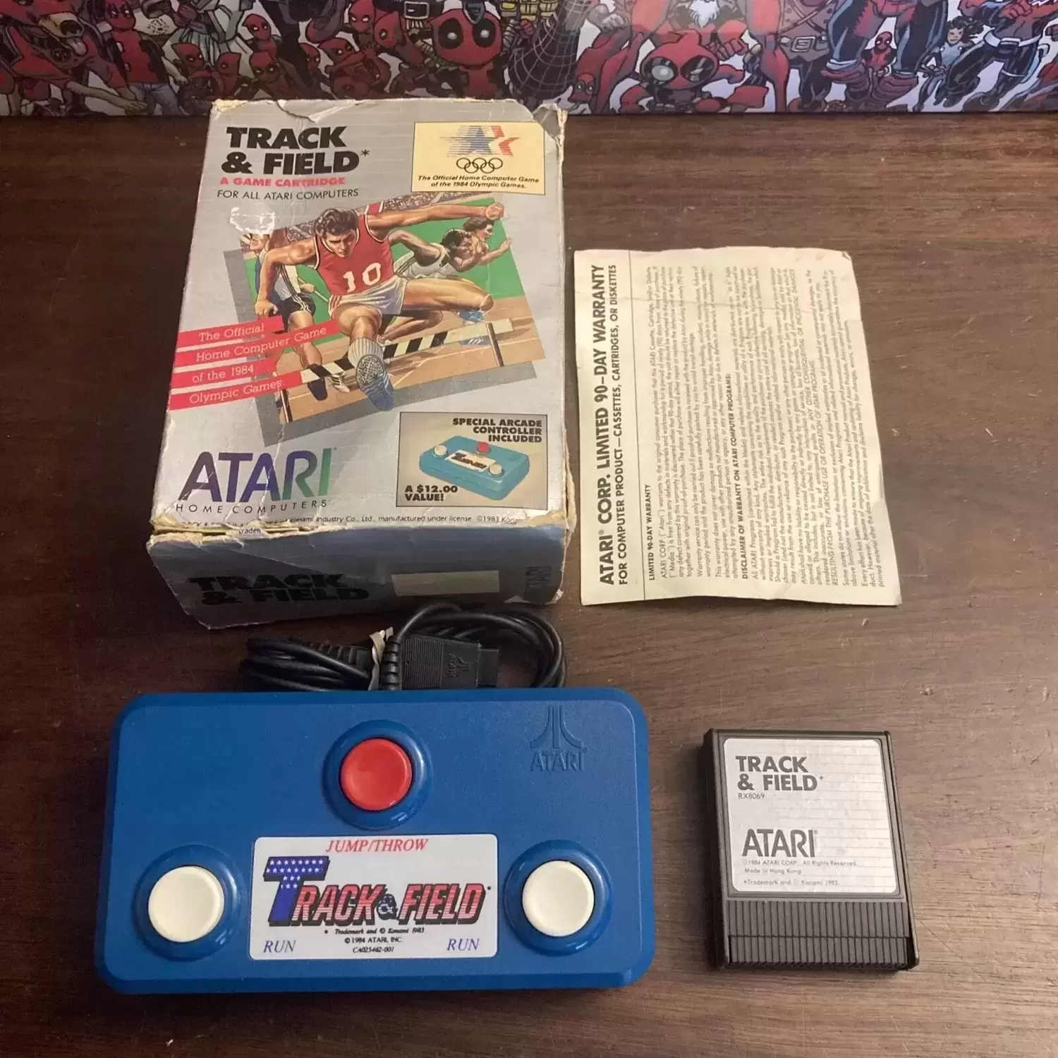 Controller / Joystick / PAD Multi-Platforms - ATARI - Track & Field + Controller