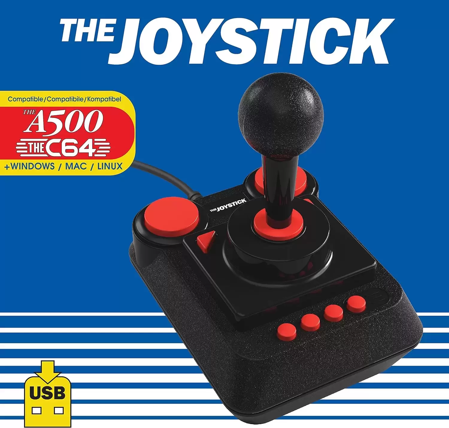 Manettes / Joystick / PAD Multi-Plateformes - Retro Games LTD - The Joystick (The A500/The C64)
