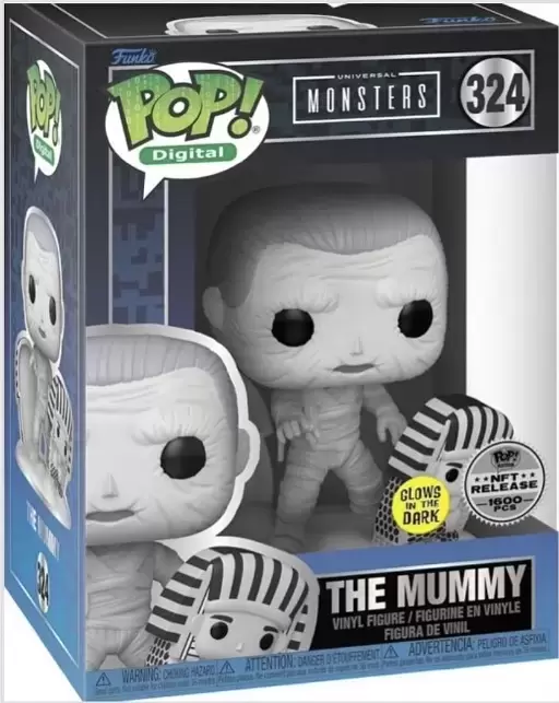 POP! Digital - Universal Monsters - Freddy Funko as The Bride of Frankenstein GITD