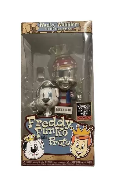 Wacky Wobbler Funko - Freddy Funko With Proto Metallic
