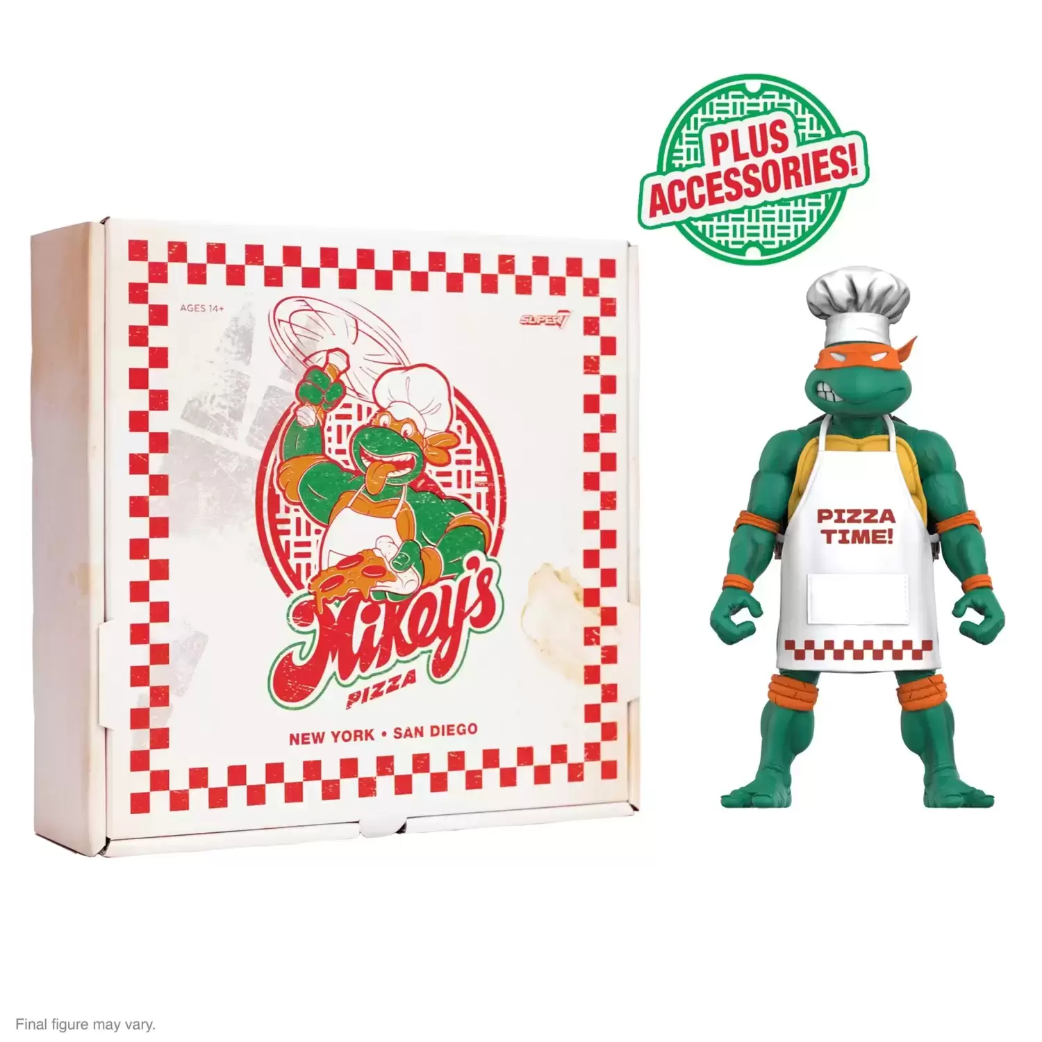 Super7 - ULTIMATES! - TMNT - Michelangelo (Pizza Chef)