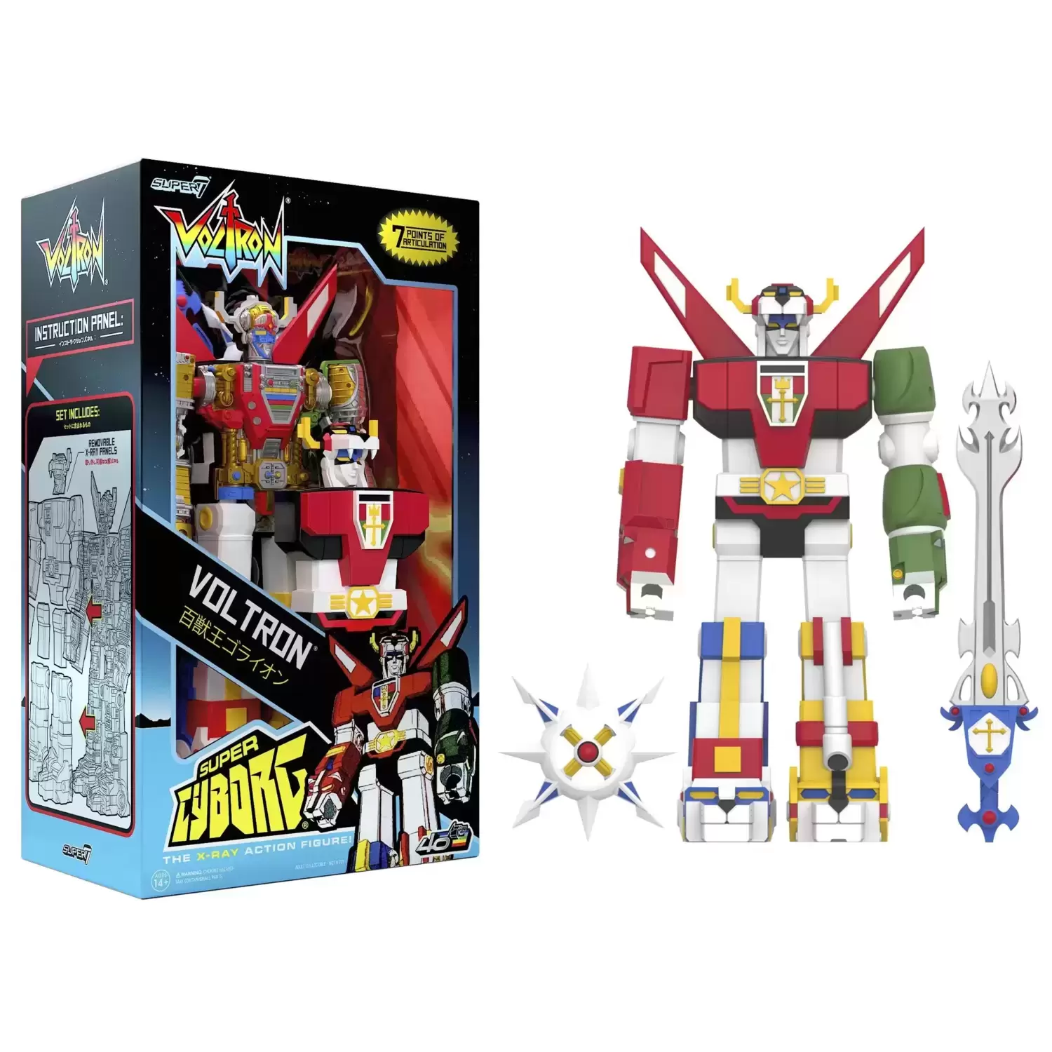 Super7 - Super Cyborgs - Voltron (Full Color)