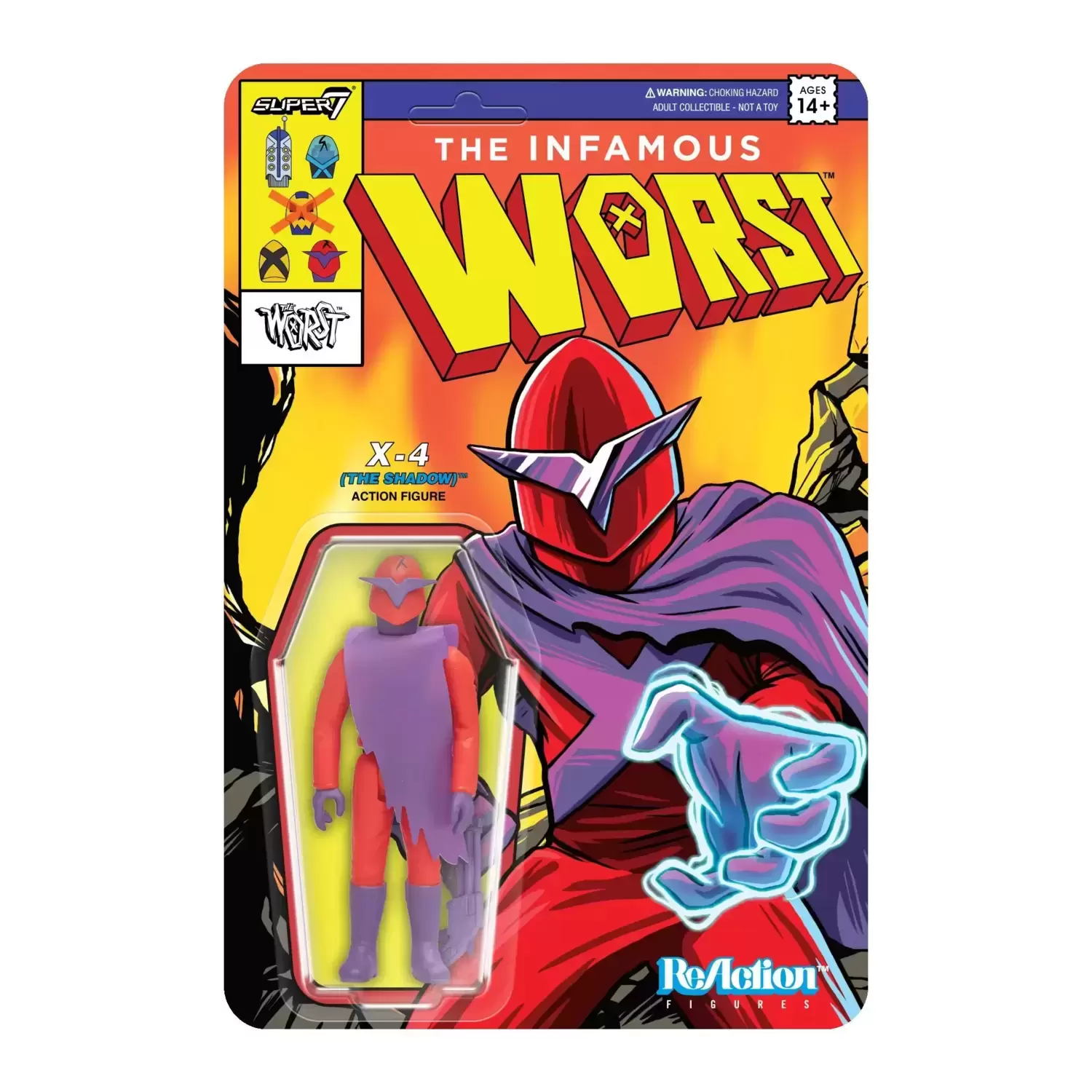 ReAction Figures - The Worst - X4 The Shadow