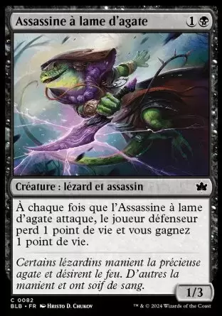 Bloomburrow - Assassine à lame d\'agate
