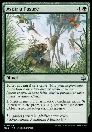 Bloomburrow - Avoir à l\'usure