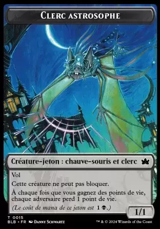 Bloomburrow - Jeton Clerc astrosophe
