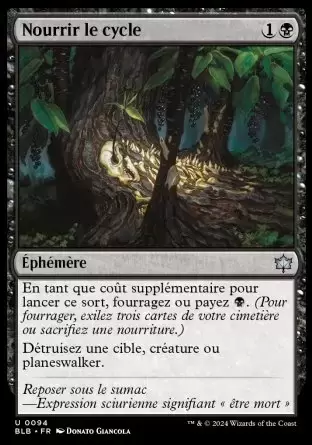 Bloomburrow - Nourrir le cycle