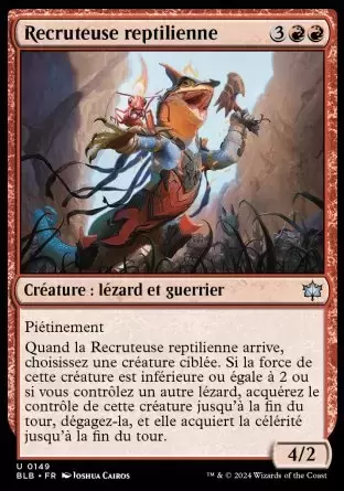 Bloomburrow - Recruteuse reptilienne