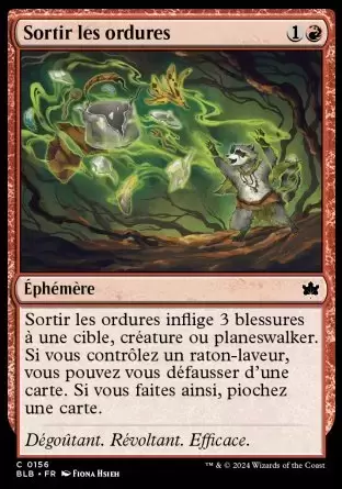 Bloomburrow - Sortir les ordures