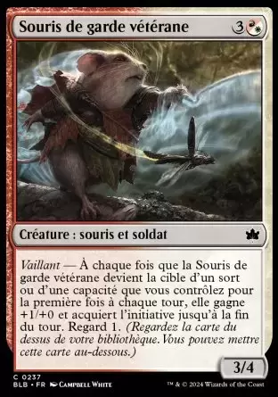 Bloomburrow - Souris de garde vétérane
