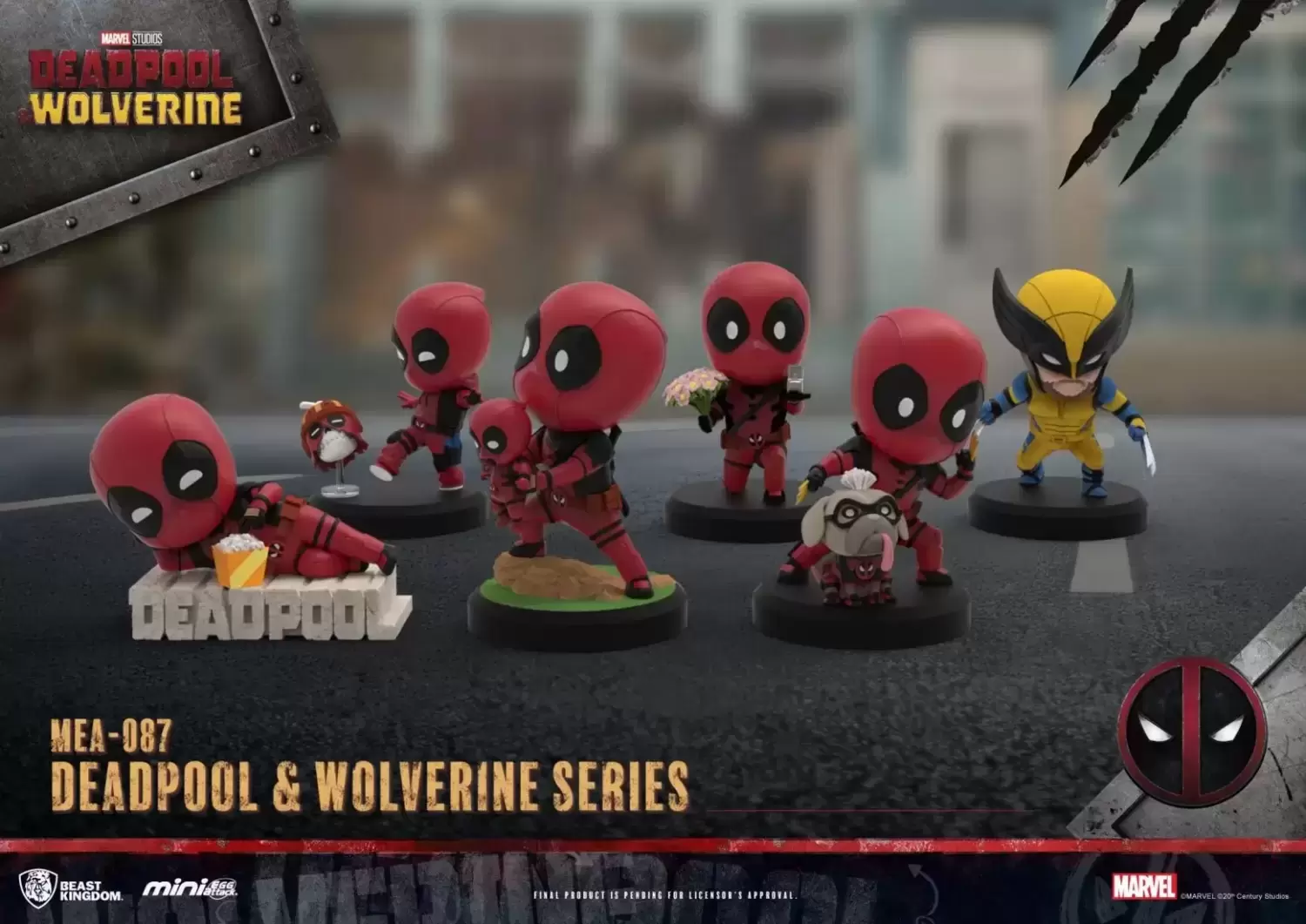 Mini Egg Attack - MEA-087 Deadpool & Wolverine Series Set (6 Pcs)