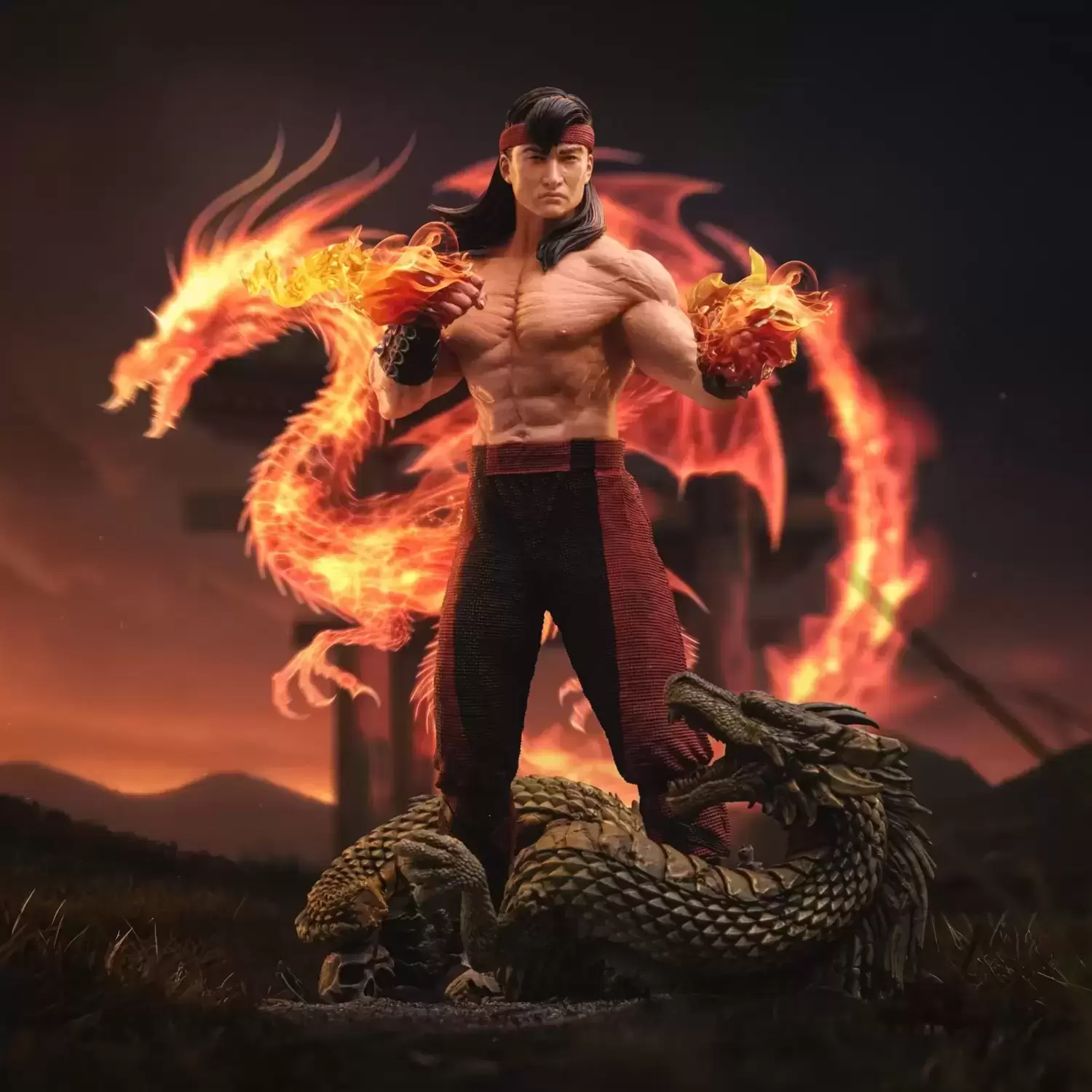 Iron Studios - Mortal Kombat - Liu Kang - Art Scale