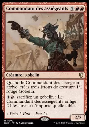 Bloomburrow Commander Decks - Commandant des assiégeants