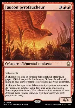 Bloomburrow Commander Decks - Faucon pyrofaucheur